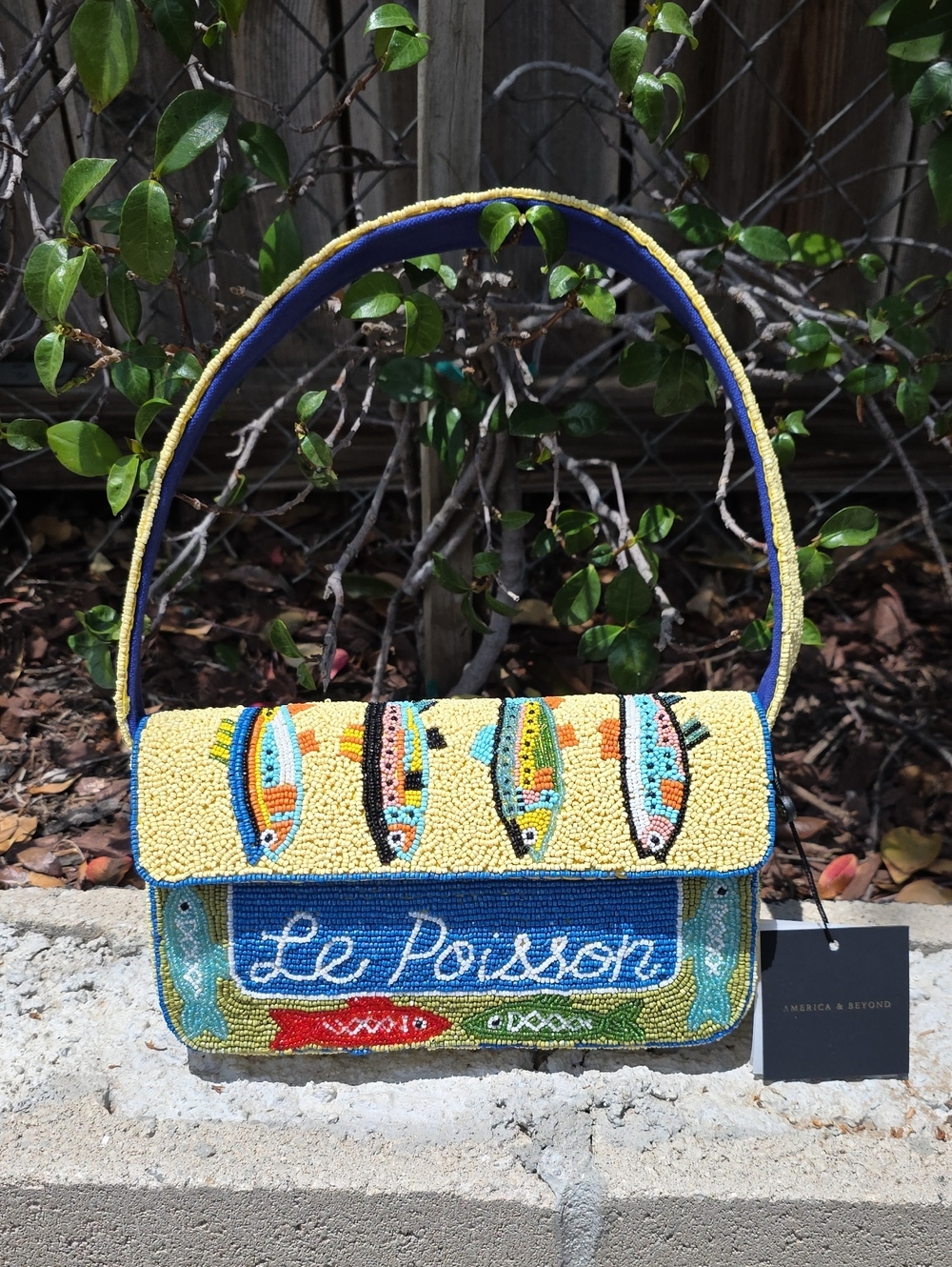 Tik Tok Viral Le Poisson Sardine Beaded Bag